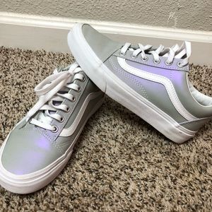 Iridescent woman’s vans